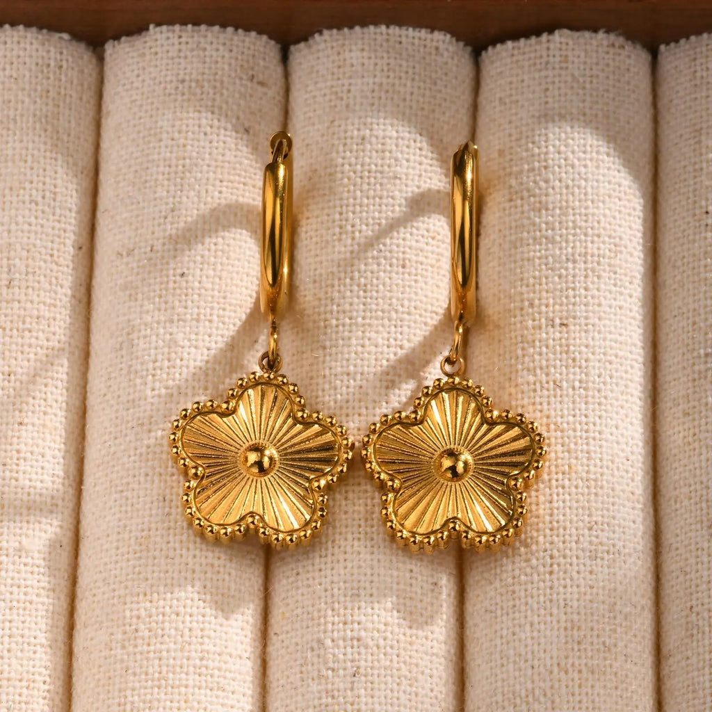 flower earrings