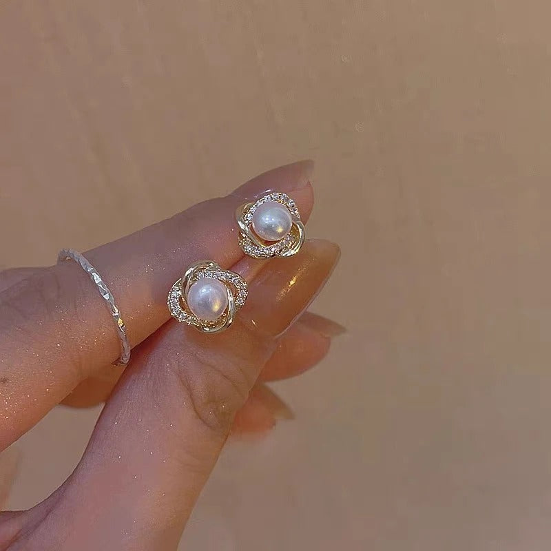 silver-plated Earrings